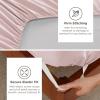 imageBedsure Deep Pocket Queen Sheets Set  Fits Mattresses Up to 21 Inches Thick  4 Piece GentleSoft Bed Sheets Moisture Wicking Soft ampamp Cooling Bedsheet ampamp Pillowcases Easy ampamp Secure Fit Light Grey13  Blush Pink