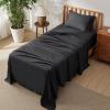 imageBedsure Deep Pocket Queen Sheets Set  Fits Mattresses Up to 21 Inches Thick  4 Piece GentleSoft Bed Sheets Moisture Wicking Soft ampamp Cooling Bedsheet ampamp Pillowcases Easy ampamp Secure Fit Light Grey07  Black
