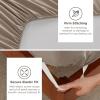 imageBedsure Deep Pocket Queen Sheets Set  Fits Mattresses Up to 21 Inches Thick  4 Piece GentleSoft Bed Sheets Moisture Wicking Soft ampamp Cooling Bedsheet ampamp Pillowcases Easy ampamp Secure Fit Light Grey16  Taupe