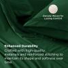 imageBedsure Deep Pocket Queen Sheets Set  Fits Mattresses Up to 21 Inches Thick  4 Piece GentleSoft Bed Sheets Moisture Wicking Soft ampamp Cooling Bedsheet ampamp Pillowcases Easy ampamp Secure Fit Light Grey05  Emerald Green
