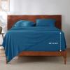 imageBedsure Deep Pocket Queen Sheets Set  Fits Mattresses Up to 21 Inches Thick  4 Piece GentleSoft Bed Sheets Moisture Wicking Soft ampamp Cooling Bedsheet ampamp Pillowcases Easy ampamp Secure Fit Light GreyTeal Blue
