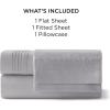 imageBedsure Deep Pocket Queen Sheets Set  Fits Mattresses Up to 21 Inches Thick  4 Piece GentleSoft Bed Sheets Moisture Wicking Soft ampamp Cooling Bedsheet ampamp Pillowcases Easy ampamp Secure Fit Light Grey01  Light Grey