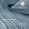 imageBedsure Deep Pocket Queen Sheets Set  Fits Mattresses Up to 21 Inches Thick  4 Piece GentleSoft Bed Sheets Moisture Wicking Soft ampamp Cooling Bedsheet ampamp Pillowcases Easy ampamp Secure Fit Light Grey12  Mineral Blue