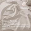 imageBedsure Deep Pocket Queen Sheets Set  Fits Mattresses Up to 21 Inches Thick  4 Piece GentleSoft Bed Sheets Moisture Wicking Soft ampamp Cooling Bedsheet ampamp Pillowcases Easy ampamp Secure Fit Light Grey11  Linen