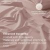 imageBedsure Deep Pocket Queen Sheets Set  Fits Mattresses Up to 21 Inches Thick  4 Piece GentleSoft Bed Sheets Moisture Wicking Soft ampamp Cooling Bedsheet ampamp Pillowcases Easy ampamp Secure Fit Light Grey10  Dusty Pink