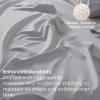 imageBedsure Deep Pocket Queen Sheets Set  Fits Mattresses Up to 21 Inches Thick  4 Piece GentleSoft Bed Sheets Moisture Wicking Soft ampamp Cooling Bedsheet ampamp Pillowcases Easy ampamp Secure Fit Light Grey01  Light Grey