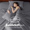 imageBedsure Deep Pocket Queen Sheets Set  Fits Mattresses Up to 21 Inches Thick  4 Piece GentleSoft Bed Sheets Moisture Wicking Soft ampamp Cooling Bedsheet ampamp Pillowcases Easy ampamp Secure Fit Light Grey15  Grey