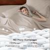 imageBedsure Deep Pocket Queen Sheets Set  Fits Mattresses Up to 21 Inches Thick  4 Piece GentleSoft Bed Sheets Moisture Wicking Soft ampamp Cooling Bedsheet ampamp Pillowcases Easy ampamp Secure Fit Light Grey11  Linen
