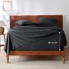 imageBedsure Deep Pocket Queen Sheets Set  Fits Mattresses Up to 21 Inches Thick  4 Piece GentleSoft Bed Sheets Moisture Wicking Soft ampamp Cooling Bedsheet ampamp Pillowcases Easy ampamp Secure Fit Light Grey07  Black