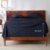 imageBedsure Deep Pocket Queen Sheets Set  Fits Mattresses Up to 21 Inches Thick  4 Piece GentleSoft Bed Sheets Moisture Wicking Soft ampamp Cooling Bedsheet ampamp Pillowcases Easy ampamp Secure Fit Light GreyNavy