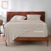 imageBedsure Deep Pocket Queen Sheets Set  Fits Mattresses Up to 21 Inches Thick  4 Piece GentleSoft Bed Sheets Moisture Wicking Soft ampamp Cooling Bedsheet ampamp Pillowcases Easy ampamp Secure Fit Light Grey11  Linen