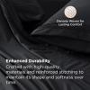 imageBedsure Deep Pocket Queen Sheets Set  Fits Mattresses Up to 21 Inches Thick  4 Piece GentleSoft Bed Sheets Moisture Wicking Soft ampamp Cooling Bedsheet ampamp Pillowcases Easy ampamp Secure Fit Light Grey07  Black