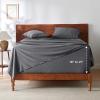 imageBedsure Deep Pocket Queen Sheets Set  Fits Mattresses Up to 21 Inches Thick  4 Piece GentleSoft Bed Sheets Moisture Wicking Soft ampamp Cooling Bedsheet ampamp Pillowcases Easy ampamp Secure Fit Light Grey03  Dark Grey
