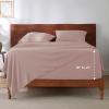 imageBedsure Deep Pocket Queen Sheets Set  Fits Mattresses Up to 21 Inches Thick  4 Piece GentleSoft Bed Sheets Moisture Wicking Soft ampamp Cooling Bedsheet ampamp Pillowcases Easy ampamp Secure Fit Light Grey10  Dusty Pink