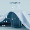 imageBedsure Duvet Cover Cooling Blanket for Hot Sleepers Queen Size Soft ampamp Breathable for Night Sweats AllSeason Lightweight GentleSoft Cooling Comforter Cover Set IceCool Fabric 90x90 Beige04  Blue No Comforter