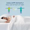 imageBedsure Duvet Cover Cooling Blanket for Hot Sleepers Queen Size Soft ampamp Breathable for Night Sweats AllSeason Lightweight GentleSoft Cooling Comforter Cover Set IceCool Fabric 90x90 Beige01  White No Comforter