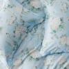 imageBedsure Duvet Cover Queen Size  Reversible Green Queen Duvet Cover Set with Zipper Closure 3 Pieces Floral Patterned Bedding Set with 8 Corner Ties and 2 Pillow Shams03  Aqua Blue No Comforter