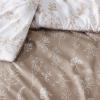 imageBedsure Duvet Cover Queen Size  Reversible Green Queen Duvet Cover Set with Zipper Closure 3 Pieces Floral Patterned Bedding Set with 8 Corner Ties and 2 Pillow Shams10  Light Taupe No Comforter