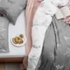 imageBedsure Duvet Cover Queen Size  Reversible Green Queen Duvet Cover Set with Zipper Closure 3 Pieces Floral Patterned Bedding Set with 8 Corner Ties and 2 Pillow Shams01  GreyWhite No Comforter