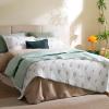 imageBedsure Floral White Quilt Set  Queen Size Reversible Quilt Bedding Set 3 Pieces Lightweight Bedspread Soft Botanical Bed Coverlet with 2 Pillow Shams for All Seasons 90quotx96quot06  Bouquet