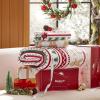imageBedsure Floral White Quilt Set  Queen Size Reversible Quilt Bedding Set 3 Pieces Lightweight Bedspread Soft Botanical Bed Coverlet with 2 Pillow Shams for All Seasons 90quotx96quot26  Gingerbread Man