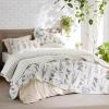 imageBedsure Floral White Quilt Set  Queen Size Reversible Quilt Bedding Set 3 Pieces Lightweight Bedspread Soft Botanical Bed Coverlet with 2 Pillow Shams for All Seasons 90quotx96quot08  Coconut White
