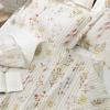 imageBedsure Floral White Quilt Set  Queen Size Reversible Quilt Bedding Set 3 Pieces Lightweight Bedspread Soft Botanical Bed Coverlet with 2 Pillow Shams for All Seasons 90quotx96quot00  Oat Milk