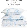imageBedsure Floral White Quilt Set  Queen Size Reversible Quilt Bedding Set 3 Pieces Lightweight Bedspread Soft Botanical Bed Coverlet with 2 Pillow Shams for All Seasons 90quotx96quot04  Ocean Coral