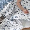 imageBedsure Floral White Quilt Set  Queen Size Reversible Quilt Bedding Set 3 Pieces Lightweight Bedspread Soft Botanical Bed Coverlet with 2 Pillow Shams for All Seasons 90quotx96quot07  Daisy