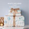 imageBedsure Floral White Quilt Set  Queen Size Reversible Quilt Bedding Set 3 Pieces Lightweight Bedspread Soft Botanical Bed Coverlet with 2 Pillow Shams for All Seasons 90quotx96quot02  Sea World
