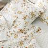 imageBedsure Floral White Quilt Set  Queen Size Reversible Quilt Bedding Set 3 Pieces Lightweight Bedspread Soft Botanical Bed Coverlet with 2 Pillow Shams for All Seasons 90quotx96quot01  Whisper White
