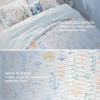 imageBedsure Floral White Quilt Set  Queen Size Reversible Quilt Bedding Set 3 Pieces Lightweight Bedspread Soft Botanical Bed Coverlet with 2 Pillow Shams for All Seasons 90quotx96quot02  Sea World