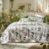 imageBedsure Floral White Quilt Set  Queen Size Reversible Quilt Bedding Set 3 Pieces Lightweight Bedspread Soft Botanical Bed Coverlet with 2 Pillow Shams for All Seasons 90quotx96quot08  Coconut White