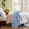 imageBedsure Floral White Quilt Set  Queen Size Reversible Quilt Bedding Set 3 Pieces Lightweight Bedspread Soft Botanical Bed Coverlet with 2 Pillow Shams for All Seasons 90quotx96quot07  Daisy