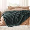 imageBedsure GentleSoft Sage Green Throw Blanket for Couch  Checkered Fleece Blankets Gifts for Women Men Girls Cute Soft Cozy Throw for Bedroom Home Decor Gifts 50x60 InchesMallard Green