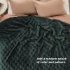 imageBedsure GentleSoft Sage Green Throw Blanket for Couch  Checkered Fleece Blankets Gifts for Women Men Girls Cute Soft Cozy Throw for Bedroom Home Decor Gifts 50x60 InchesMallard Green