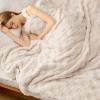 imageBedsure GentleSoft Sage Green Throw Blanket for Couch  Checkered Fleece Blankets Gifts for Women Men Girls Cute Soft Cozy Throw for Bedroom Home Decor Gifts 50x60 InchesLight Beige