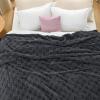 imageBedsure GentleSoft Sage Green Throw Blanket for Couch  Checkered Fleece Blankets Gifts for Women Men Girls Cute Soft Cozy Throw for Bedroom Home Decor Gifts 50x60 InchesDark Grey