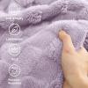 imageBedsure GentleSoft Sage Green Throw Blanket for Couch  Checkered Fleece Blankets Gifts for Women Men Girls Cute Soft Cozy Throw for Bedroom Home Decor Gifts 50x60 InchesLavender Fog