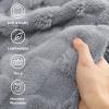 imageBedsure GentleSoft Sage Green Throw Blanket for Couch  Checkered Fleece Blankets Gifts for Women Men Girls Cute Soft Cozy Throw for Bedroom Home Decor Gifts 50x60 InchesSilver Grey