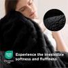 imageBedsure GentleSoft Sage Green Throw Blanket for Couch  Checkered Fleece Blankets Gifts for Women Men Girls Cute Soft Cozy Throw for Bedroom Home Decor Gifts 50x60 InchesBlack