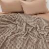 imageBedsure GentleSoft Sage Green Throw Blanket for Couch  Checkered Fleece Blankets Gifts for Women Men Girls Cute Soft Cozy Throw for Bedroom Home Decor Gifts 50x60 InchesLight Taupe
