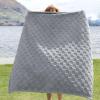 imageBedsure GentleSoft Sage Green Throw Blanket for Couch  Checkered Fleece Blankets Gifts for Women Men Girls Cute Soft Cozy Throw for Bedroom Home Decor Gifts 50x60 InchesSilver Grey