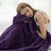 imageBedsure GentleSoft Sage Green Throw Blanket for Couch  Checkered Fleece Blankets Gifts for Women Men Girls Cute Soft Cozy Throw for Bedroom Home Decor Gifts 50x60 InchesPurple