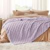 imageBedsure GentleSoft Sage Green Throw Blanket for Couch  Checkered Fleece Blankets Gifts for Women Men Girls Cute Soft Cozy Throw for Bedroom Home Decor Gifts 50x60 InchesLavender Fog