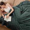 imageBedsure GentleSoft Sage Green Throw Blanket for Couch  Checkered Fleece Blankets Gifts for Women Men Girls Cute Soft Cozy Throw for Bedroom Home Decor Gifts 50x60 InchesMallard Green