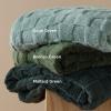 imageBedsure GentleSoft Sage Green Throw Blanket for Couch  Checkered Fleece Blankets Gifts for Women Men Girls Cute Soft Cozy Throw for Bedroom Home Decor Gifts 50x60 InchesBronze Green