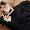 imageBedsure GentleSoft Sage Green Throw Blanket for Couch  Checkered Fleece Blankets Gifts for Women Men Girls Cute Soft Cozy Throw for Bedroom Home Decor Gifts 50x60 InchesBlack