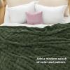imageBedsure GentleSoft Sage Green Throw Blanket for Couch  Checkered Fleece Blankets Gifts for Women Men Girls Cute Soft Cozy Throw for Bedroom Home Decor Gifts 50x60 InchesBronze Green