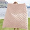 imageBedsure GentleSoft Sage Green Throw Blanket for Couch  Checkered Fleece Blankets Gifts for Women Men Girls Cute Soft Cozy Throw for Bedroom Home Decor Gifts 50x60 InchesLight Pink